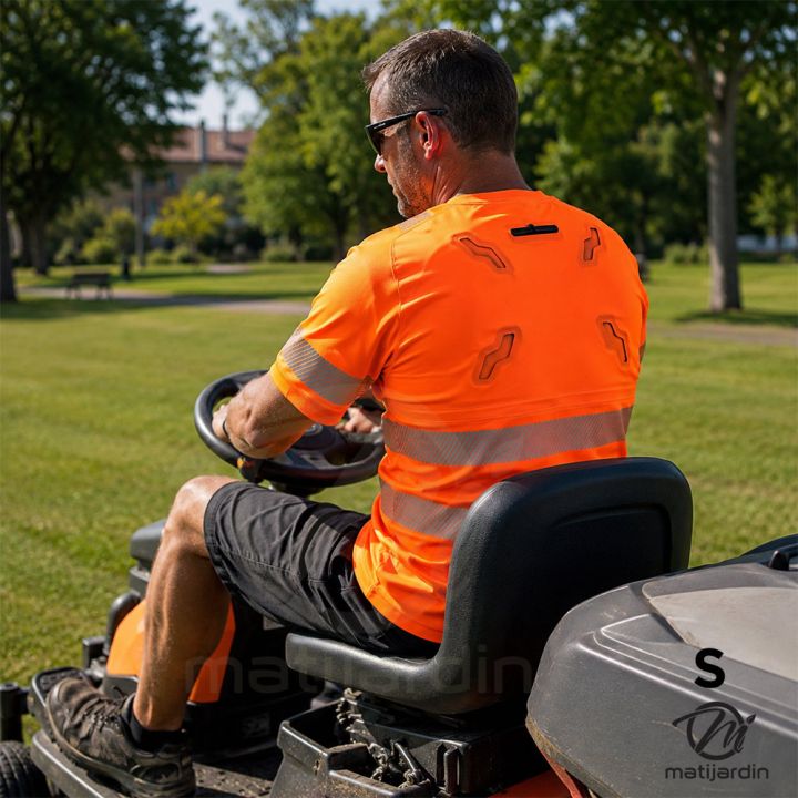 T-shirt refroidissant haute visibilité Smart-X INUTEQ orange taille S