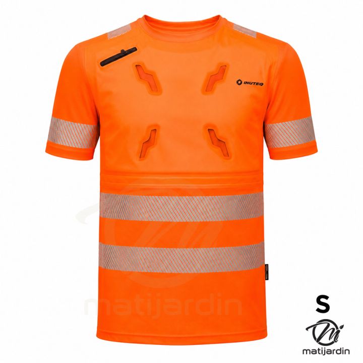 T-shirt refroidissant haute visibilité Smart-X INUTEQ orange taille S