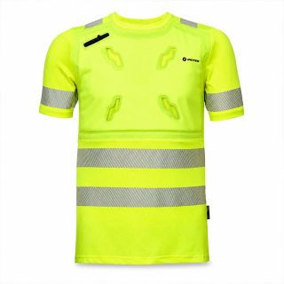 T-shirt refroidissant haute visibilité Smart-X INUTEQ jaune taille M