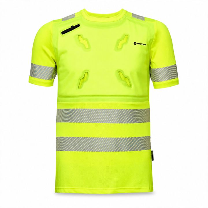 T-shirt refroidissant haute visibilité Smart-X INUTEQ jaune taille S