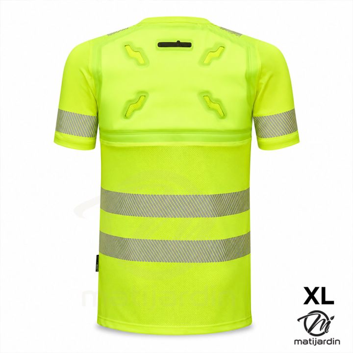 T-shirt refroidissant haute visibilité Smart-X INUTEQ jaune taille XL