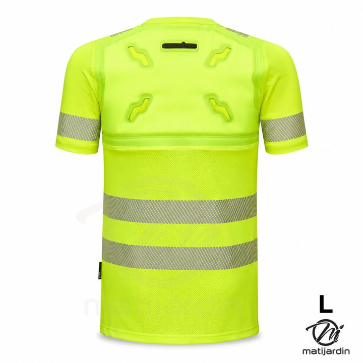 T-shirt refroidissant haute visibilité Smart-X INUTEQ jaune taille L
