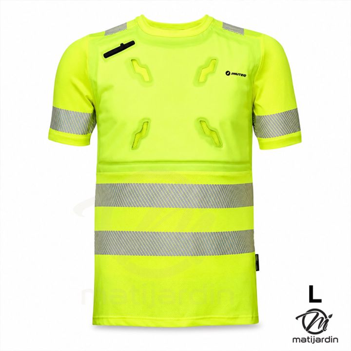T-shirt refroidissant haute visibilité Smart-X INUTEQ jaune taille L