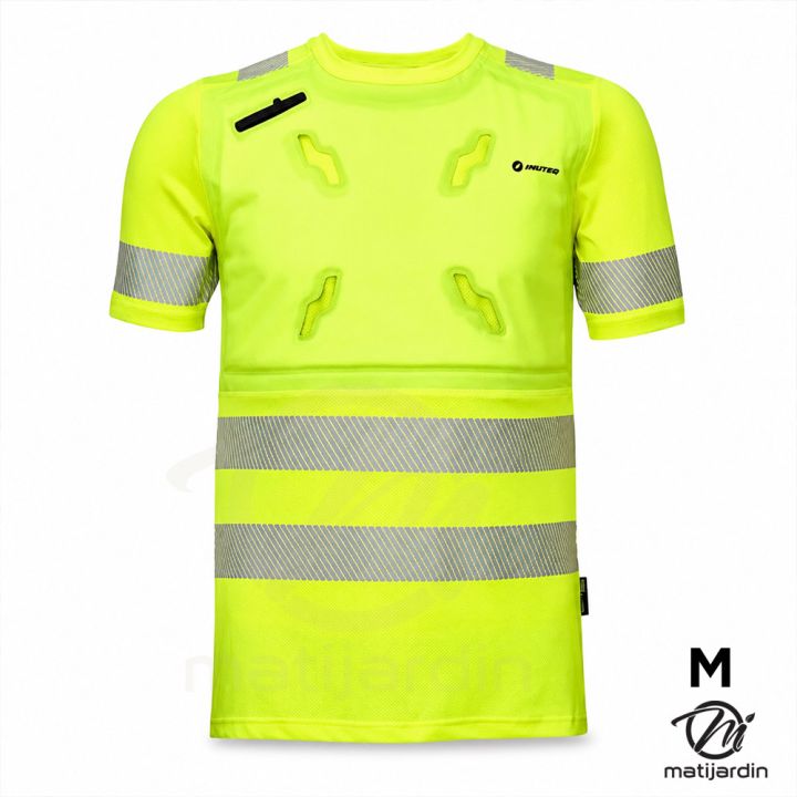 T-shirt refroidissant haute visibilité Smart-X INUTEQ jaune taille M