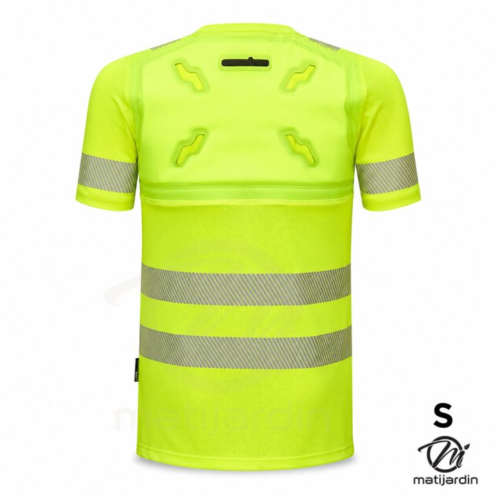 T-shirt refroidissant haute visibilité Smart-X INUTEQ jaune taille S