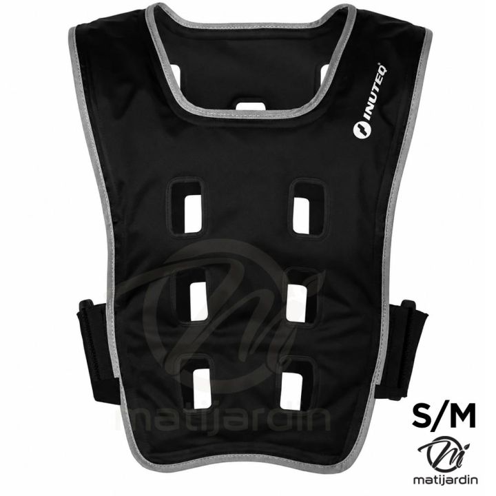 Gilet de refroidissement Black Dry Bodycool Smart CoolOver INUTEQ noir taille S/M