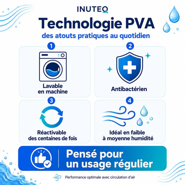 Veste sans manches rafraîchissante Bodycool Xtreme INUTEQ bleue taille S