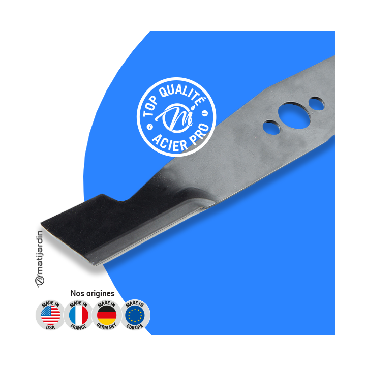 Lame tondeuse pour Granja 3210E. N° 11130077. Coupe 32 cm