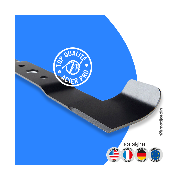 Lame tondeuse pour Kubota 4021. N° 0021 - 343300. Coupe 52 cm