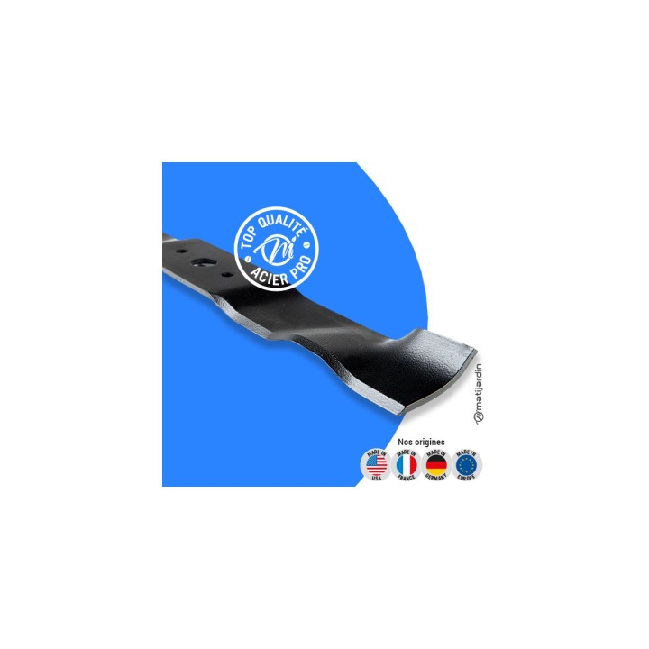 Lame tondeuse pour Castelgarden NG504. N° 81004366/2. Coupe 47,6 cm