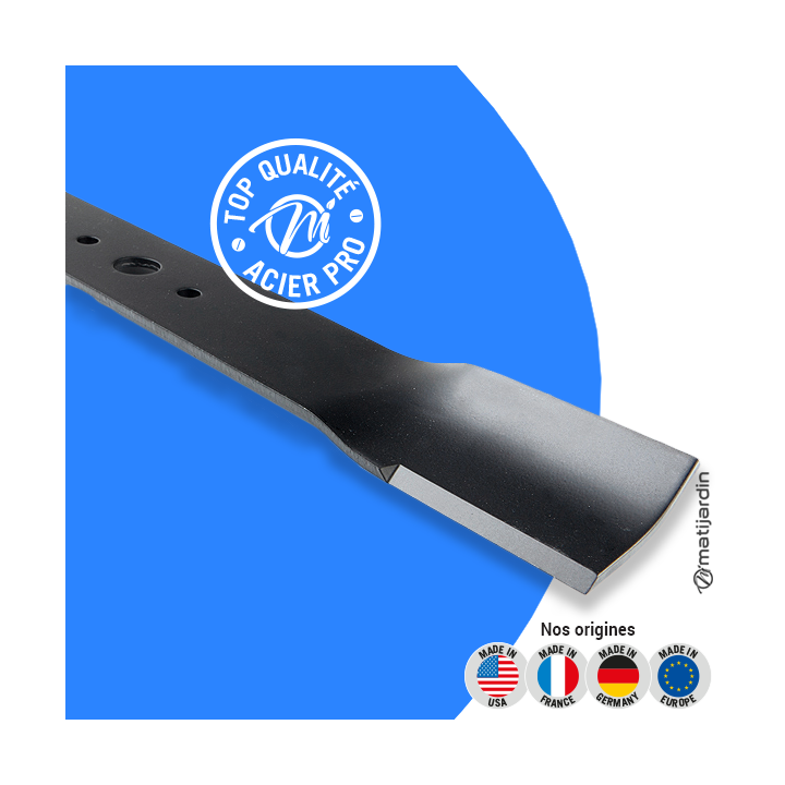 Lame tondeuse pour Castelgarden NG504TR. N° 81004366/2. Coupe 47,6 cm