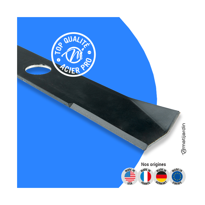 Lame tondeuse pour Viking 404. N° 122125. Coupe 40 cm