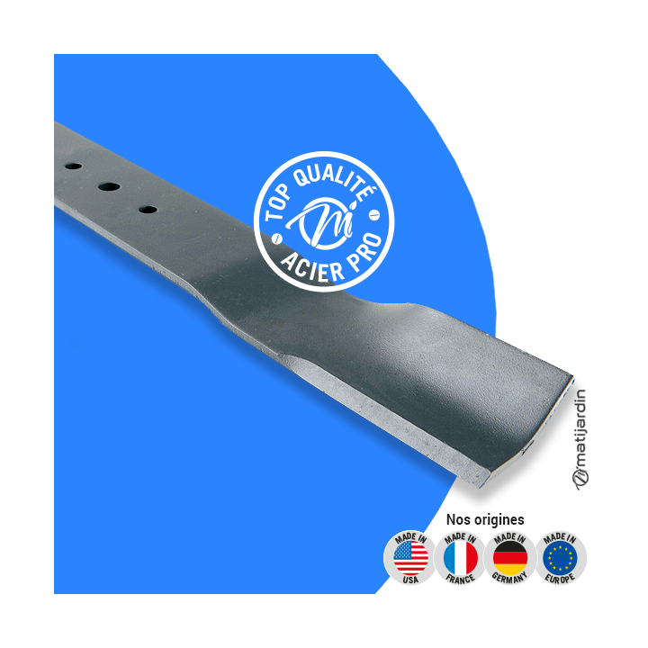 Lame tondeuse pour Staub L540SH. N° 90895105. Coupe 51 cm