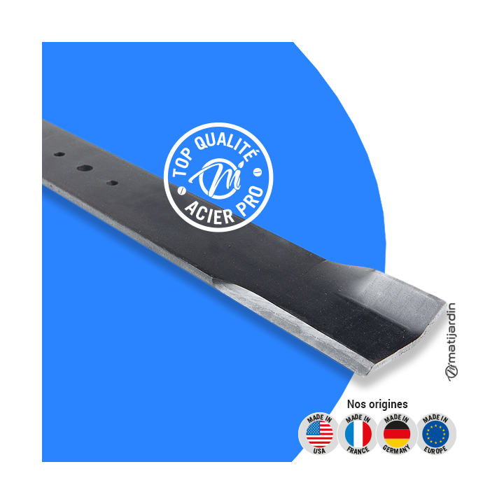 Lame tondeuse pour Pilote 88 D500. N° 31461. Coupe 51 cm