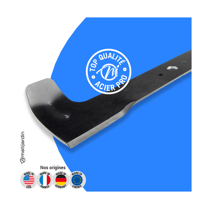 Lame tondeuse pour Honda HF2315SB. N° BUN194-1R. Coupe 45,9 cm