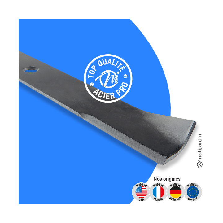 Lame tondeuse pour Iseki FM150S. N° FM-041-35. Coupe 51,4 cm