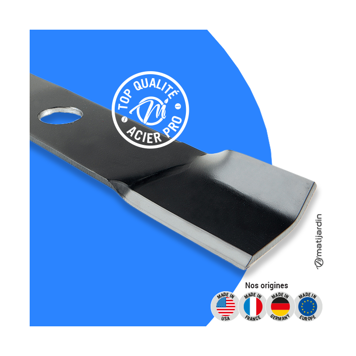 Lame tondeuse pour Toro 476. N° 18317. Coupe 42,5 cm