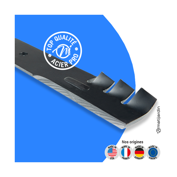 Lame tondeuse pour Toro. N° 56-2390. Coupe 45,7 cm