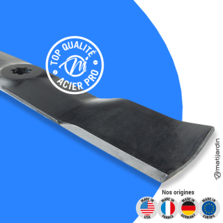 Lame tondeuse pour John Deere Riders 190C. N° GY20684. Coupe 47,3 cm