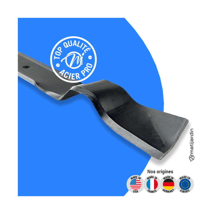 Lame tondeuse pour Noma/AMF. N° 325762. Coupe 51,4 cm