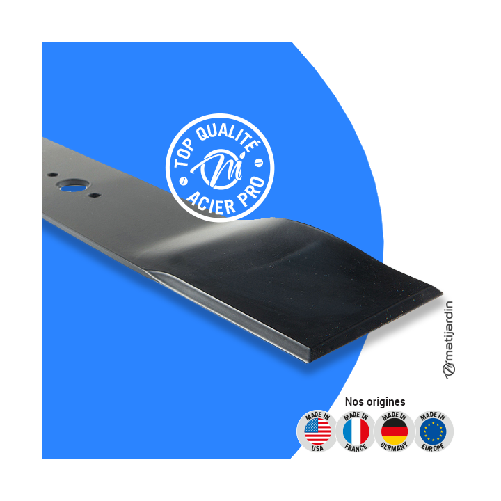 Lame tondeuse pour AS Motor AS21. N° 1837. Coupe 50 cm