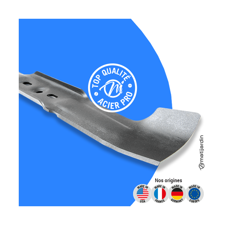 Lame tondeuse pour Wolf RTRF. N° RZA56. Coupe 55,5 cm