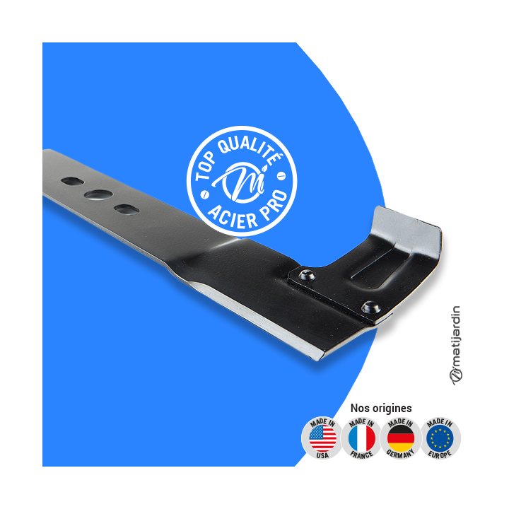 Lame tondeuse pour ALKO super king 48HM. N° 513628. Coupe 47,6 cm