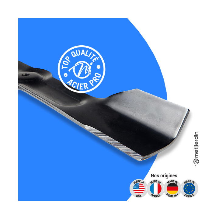 Lame tondeuse pour Noma/AMF 1239 4WS. N° 58190. Coupe 50 cm