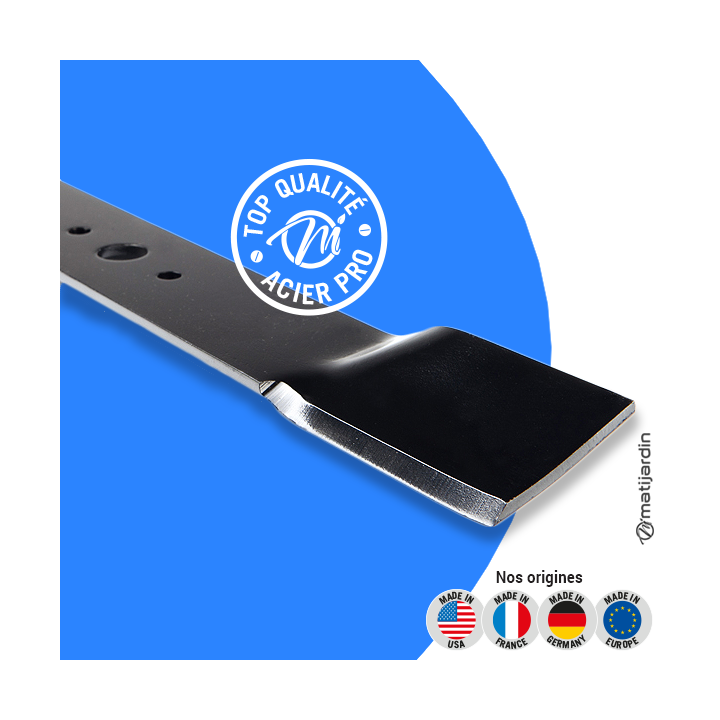 Lame tondeuse pour Mac Garda CA484. N° 81004346/2. Coupe  46 cm
