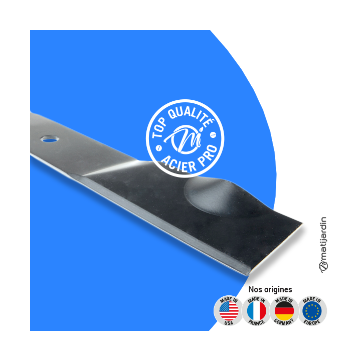 Lame tondeuse pour AS Motor AS27/3. N° ASE08219. Coupe 63,4 cm