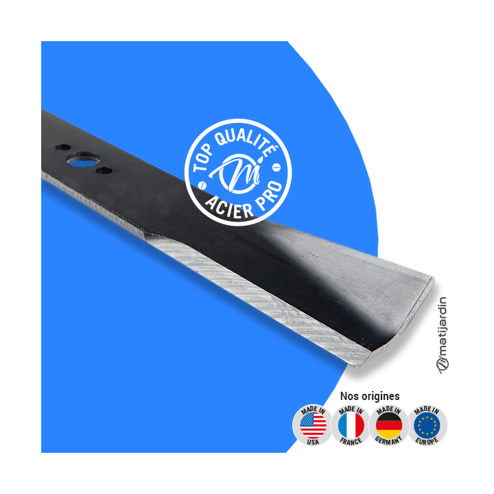 Lame tondeuse pour Kubota MR4800. N° 7072134330. Coupe 42 cm