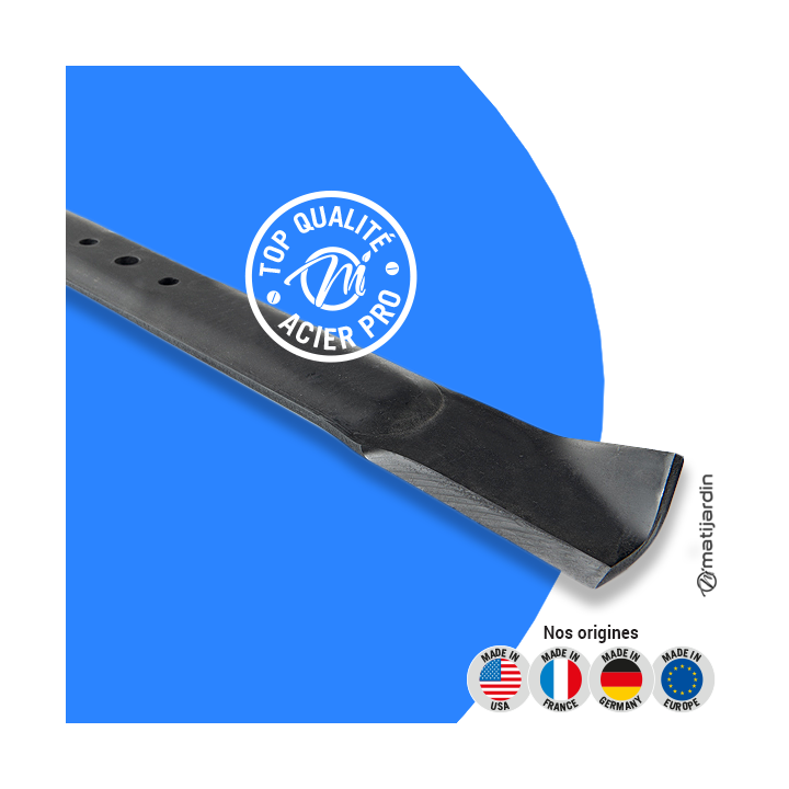 Lame tondeuse pour MTD 700. N° 942-0295. Coupe 56 cm