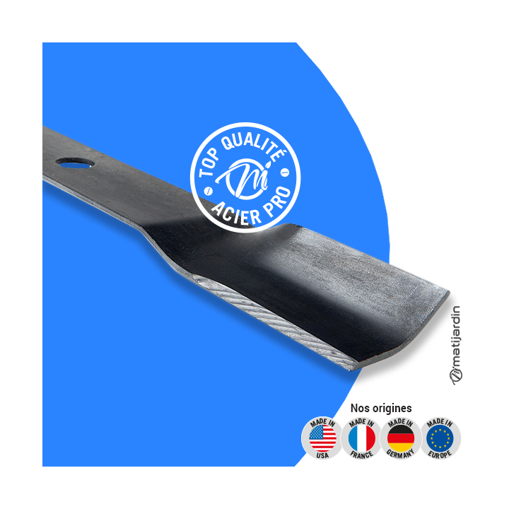 Lame tondeuse pour Murray 40622. N° 91871HT. Coupe  52 cm