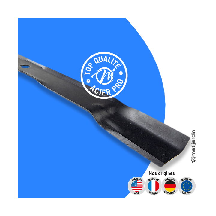 Lame tondeuse pour Dixon 30". N° 302406. Coupe 76 cm