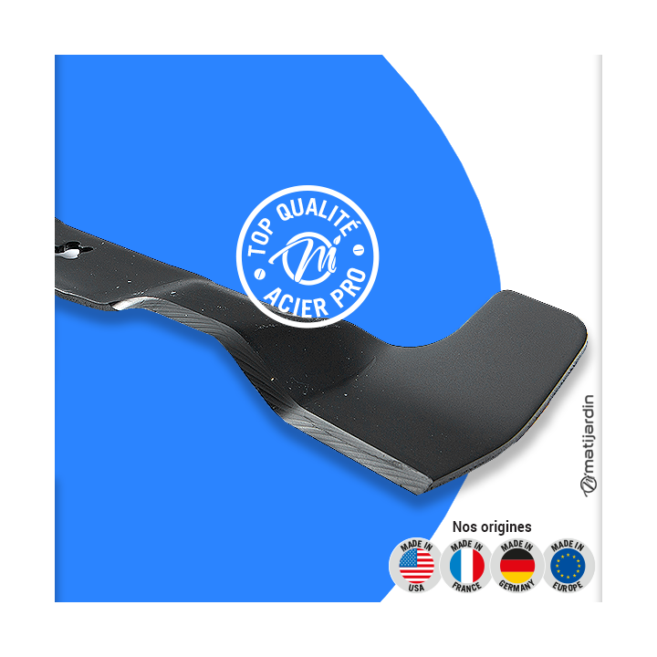 Lame tondeuse pour AYP/Roper CTH2238. N° 427984. Coupe 50 cm