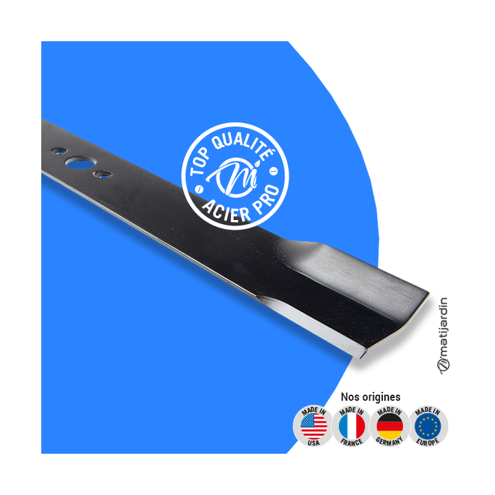 Lame tondeuse pour Yamaha YLM453 SE. N° JE3-52361-00. Coupe 53 cm