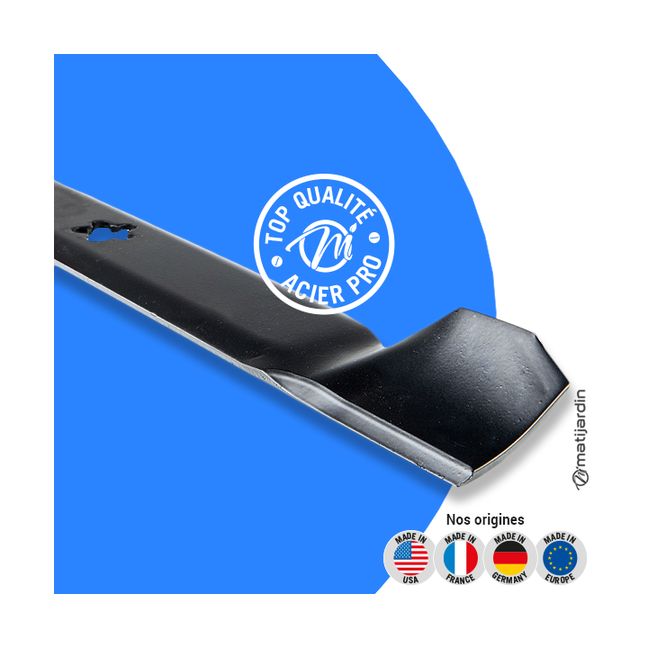 Lame tondeuse pour Husqvarna LTH130. N° 532127841. Coupe 46 cm