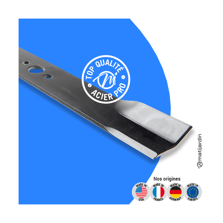 Lame tondeuse pour Yamaha YLM446SBE. N° JA952-36100. Coupe 45,5 cm