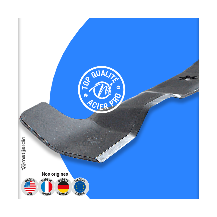 Lame tondeuse pour AYP/Roper CTH2038. N° 427985. Coupe 50 cm