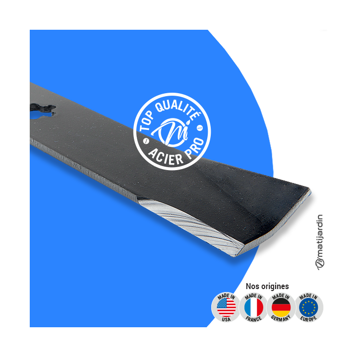 Lame tondeuse pour AYP/Roper coupe de 46". N° 152443. Coupe 39,5 cm