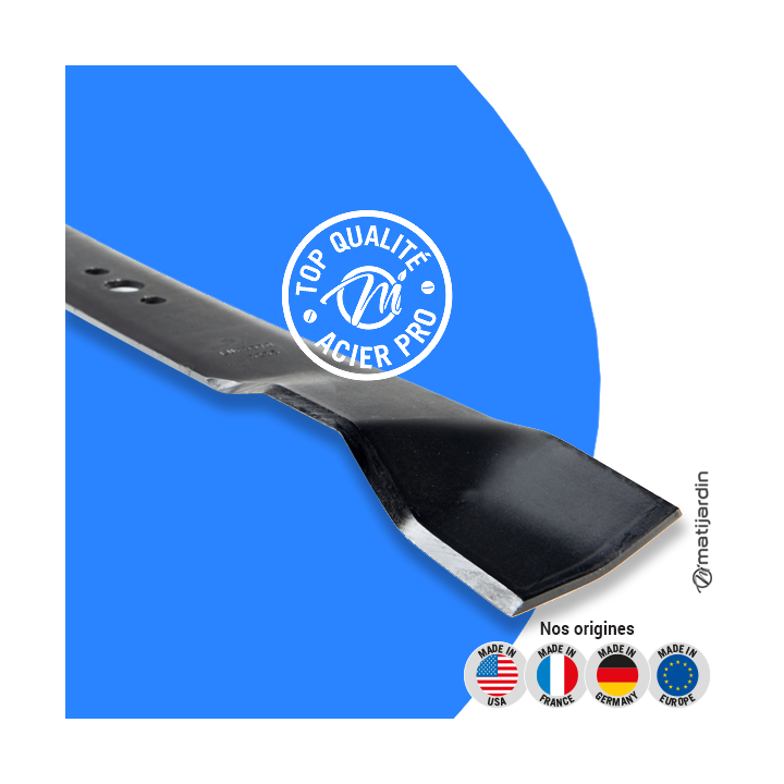 Lame tondeuse pour AYP/Roper J455SDE. N° 141114. Coupe 55,8 cm