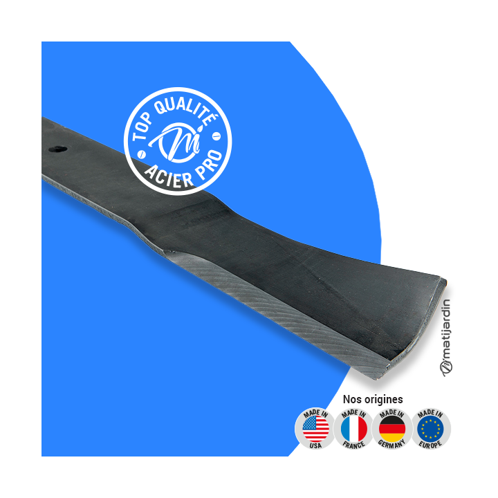 Lame tondeuse pour Toro Groundmaster 72, Recycler 3000. N° 85-6040. Coupe 64 cm