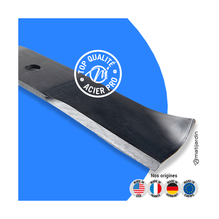 Lame tondeuse pour Toro series 1744 ZX. N° 927952. Coupe 39,4 cm