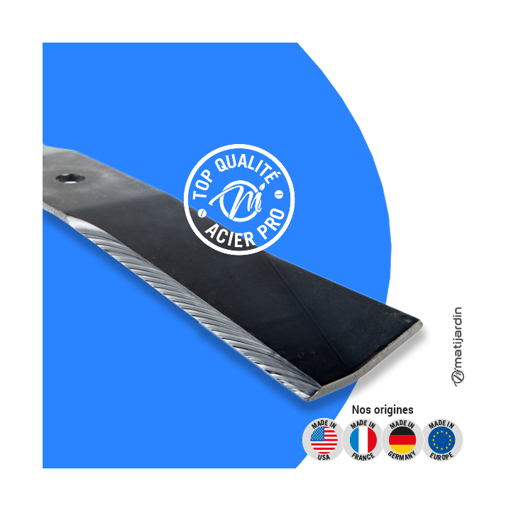 Lame tondeuse pour Toro ZTR 620. N° 88-5140-03. Coupe 49 cm