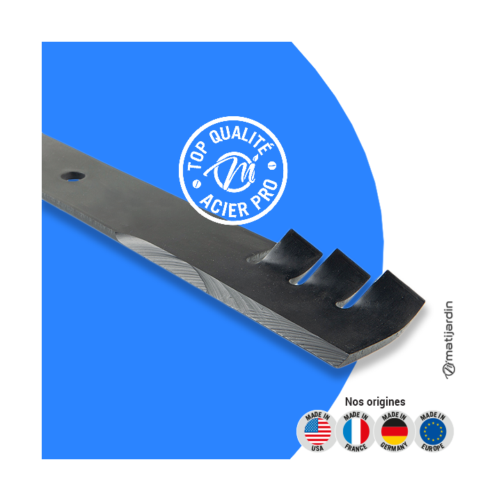 Lame tondeuse pour BOBCAT coupe 61”. N° 42180B. Coupe 53 cm