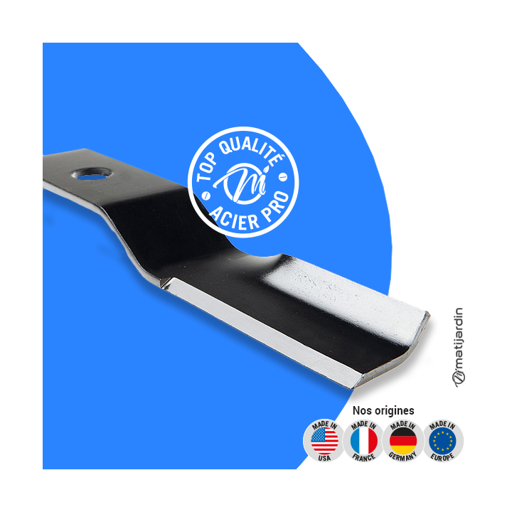 Lame tondeuse pour Roque & Lecoeur Airel. N° 140735. Coupe 53 cm