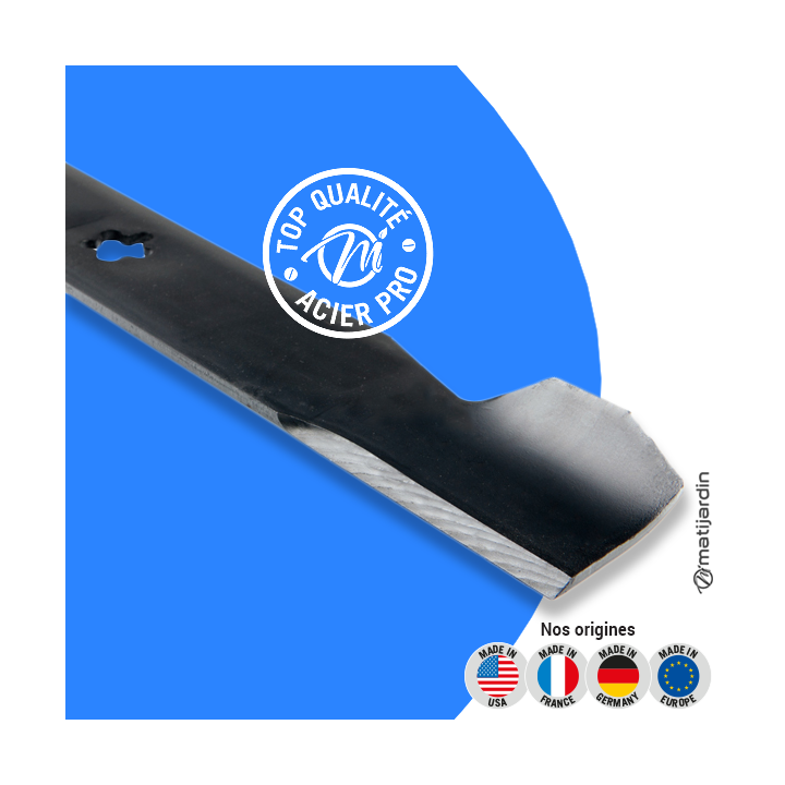 Lame tondeuse pour AYP/Roper 50”. N° 137380. Coupe 44,1 cm