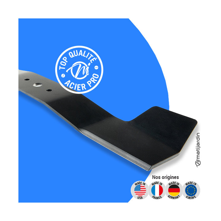 Lame tondeuse pour Ibea Expert 5359. N° P4050028. Coupe 52,7 cm