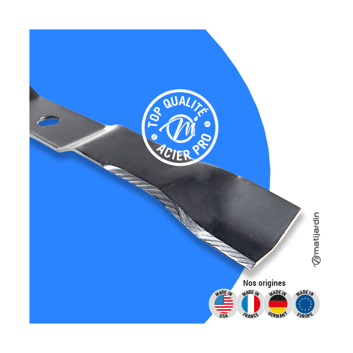 Lame tondeuse pour Murray 42” mulching. N° 95100. Coupe 53,8 cm