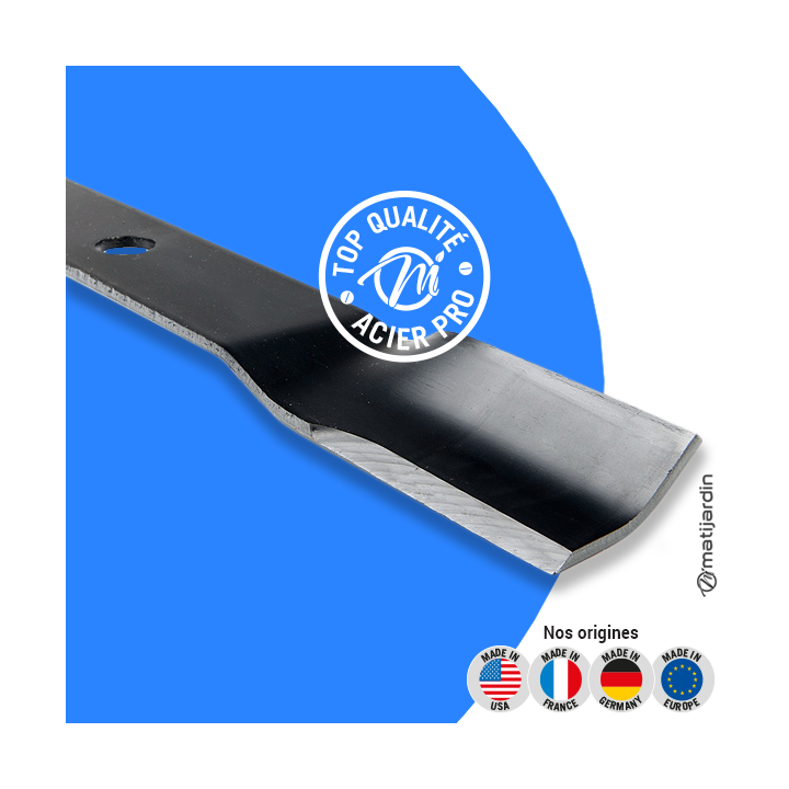 Lame tondeuse pour Murray 40". N° 91871E701. Coupe 52 cm